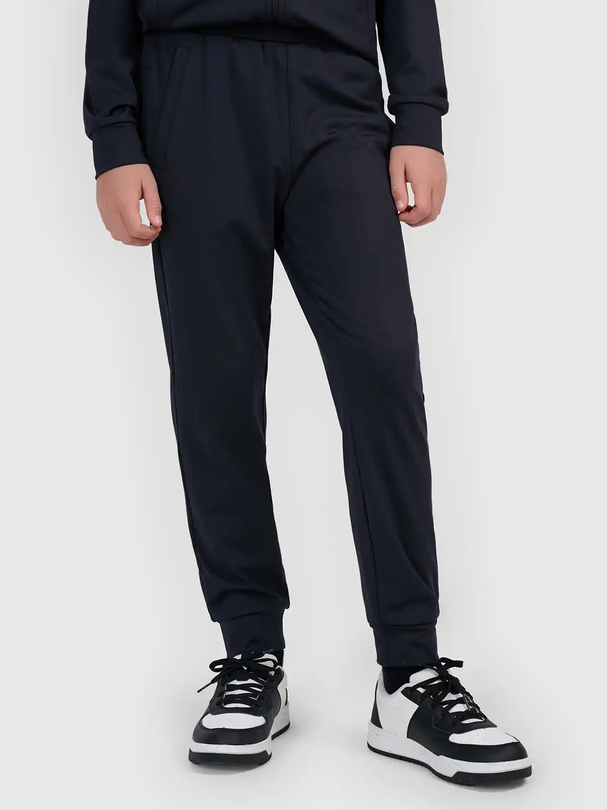 Pantaloni Sport și Trekking pentru Băieți 4F   TROUSERS FNK  M1401 negru 134/140