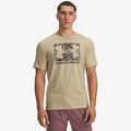 UA ABC CAMO BOXED LOGO SS bej S