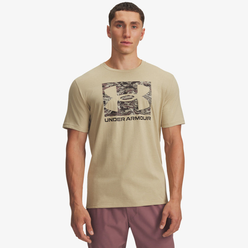 UA ABC CAMO BOXED LOGO SS bej S