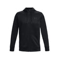 Hanorac cu Fermoar pentru Bărbați Under Armour Armour Fleece® FZ Hoodie negru XL