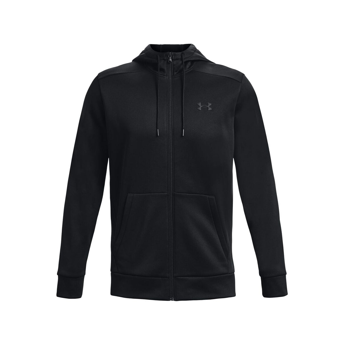 Hanorac cu Fermoar pentru Bărbați Under Armour Armour Fleece® FZ Hoodie negru XL