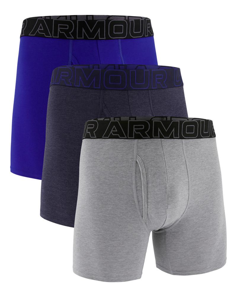 Boxeri Bărbați Under Armour Perf Cotton 6in (Pachet 3 Perechi) 413 XL