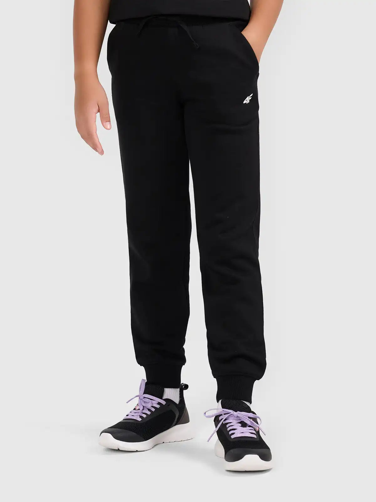 Pantaloni de trening tip Jogger pentru fete 4F   TROUSERS CAS  F1825
