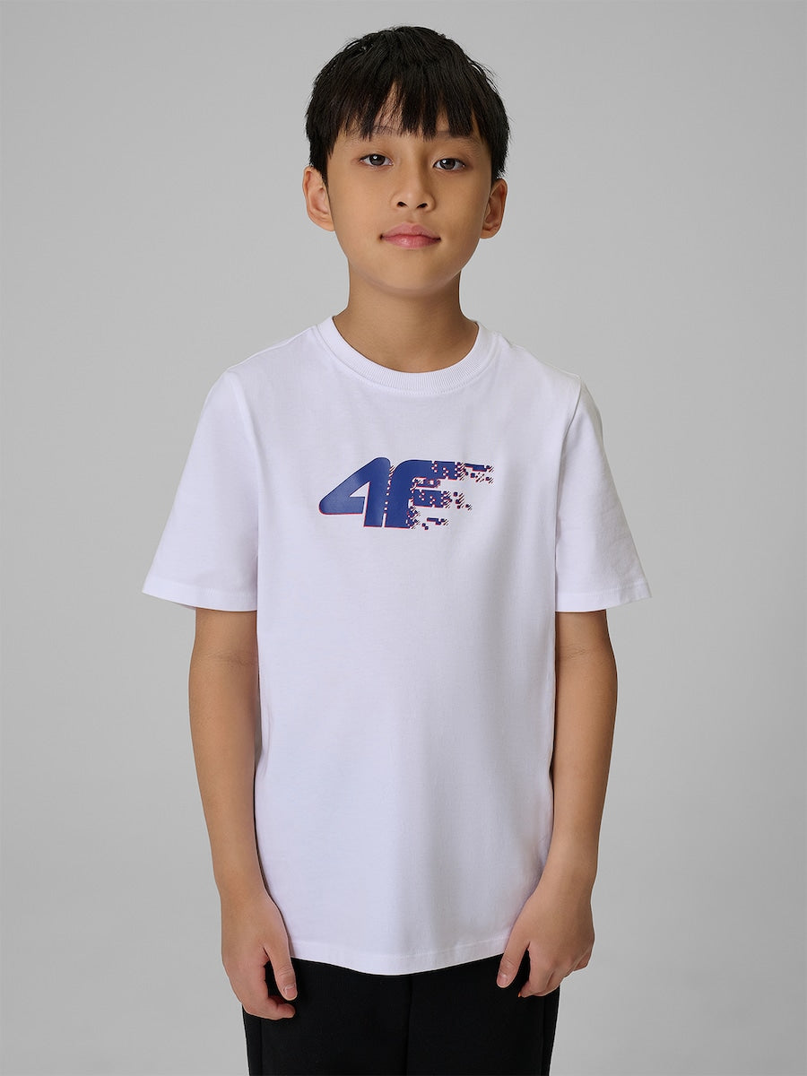 Tricou Băieți cu Imprimeu 4F Sportstyle   TSHIRT  M3515 alb 140