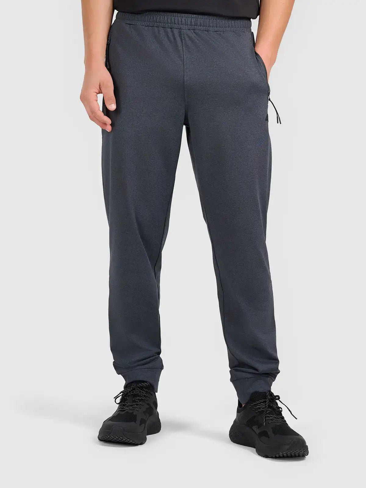 TROUSERS FNK  M1424 ANTHRACITE MELANGE L