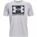 UA ABC CAMO BOXED LOGO SS gri M