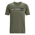 UA CAMO CHEST STRIPE SS kaki L