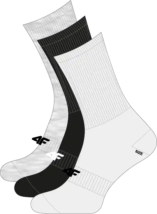 SOCKS CAS  M756 (3pack) multicolor 39-42