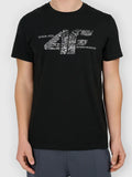 TSHIRT  M3573 negru L