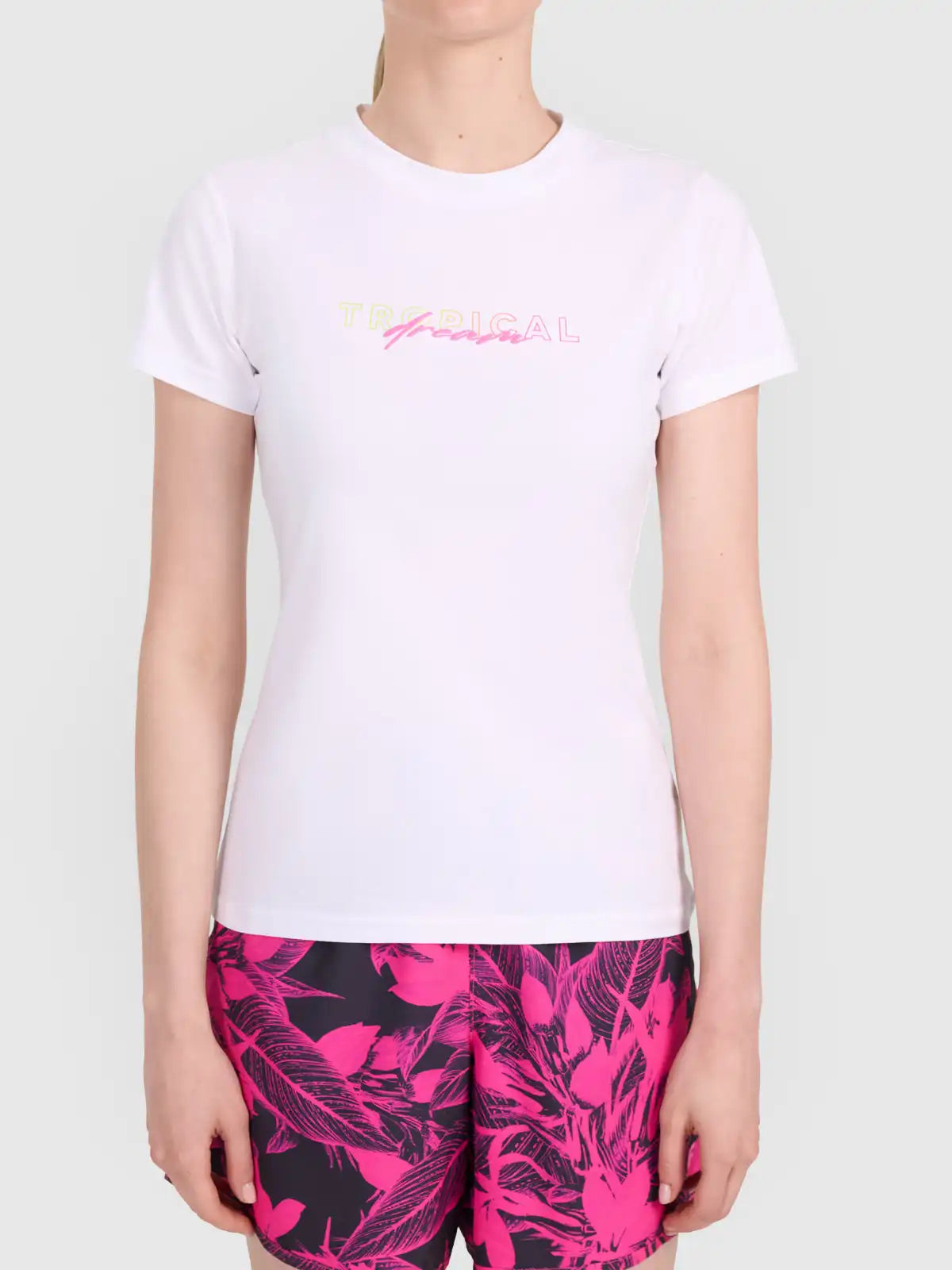 TSHIRT  F2717 alb L