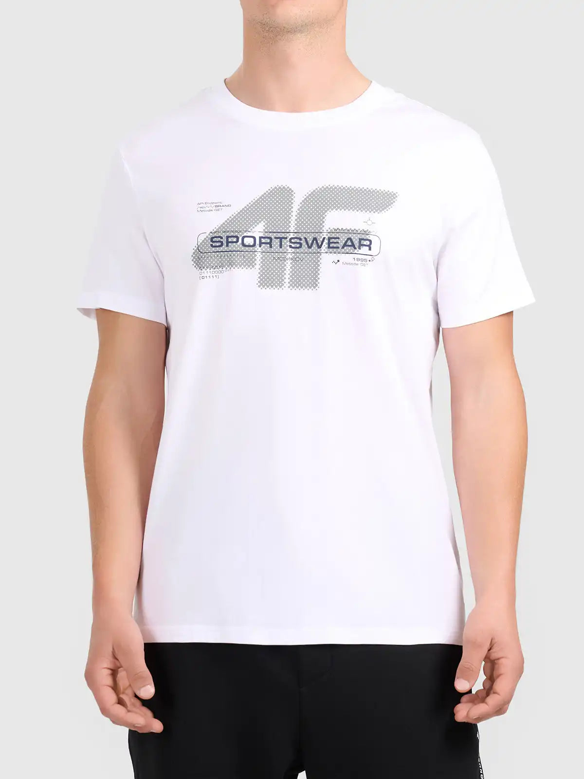 TSHIRT  M3565 alb L