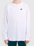 Bluză pentru copii 4F Regular Fit LONGSLEEVE  M655 alb 146