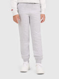 Pantaloni de trening tip Jogger pentru fete 4F   TROUSERS CAS  F1825 COLD LIGHT GREY MELANGE 140