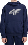 Hanorac cu Glugă pentru Băieți 4F SWEATSHIRT  M2761 Bleumarin 134