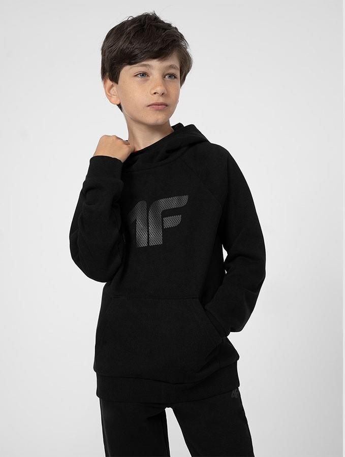 Hanorac Băieți 4F Sweatshirt M220 – Confort și Stil Sportiv 4F SWEATSHIRT M220 negru 134