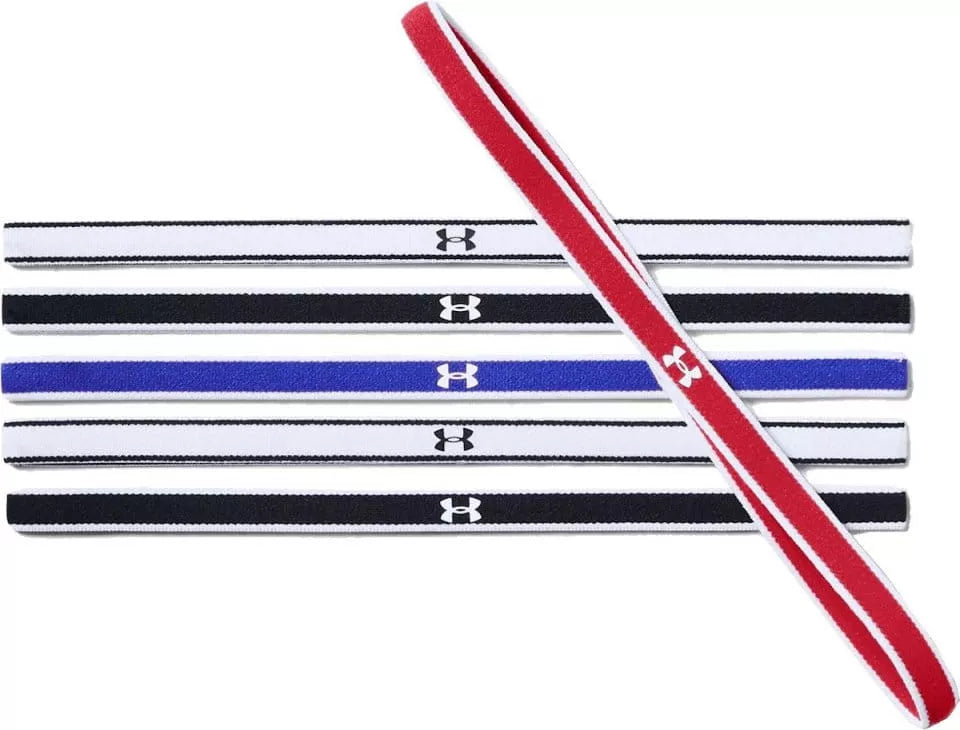 Set 6 Bentițe Păr Sport Dama Under Armour Mini Headbands roșu OSFA