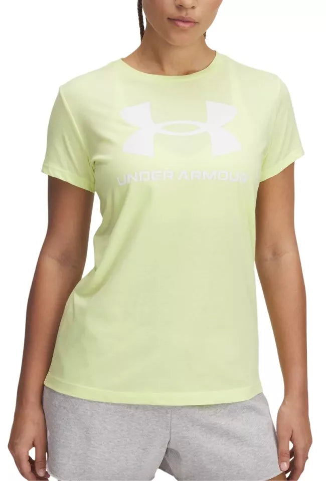 Under Armour-FEMEIE-TRICOU-626--UA LOGO SS-1356305-727 verde mentă S