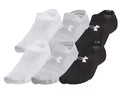 Set 6 Perechi Șosete Unisex Under Armour Essential Ultra Low negru/gri L